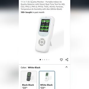 Portable air quality monitor